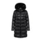 Colmar Piumino lungo Piumino Donna lungo con pelliccia Nero - Francavilla Moda
